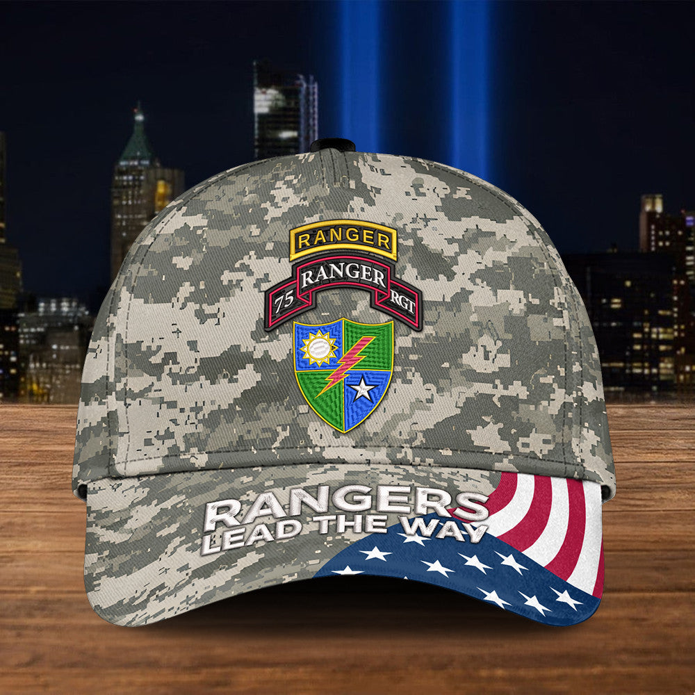75 Ranger’s Lead The Way Camo Hat Airborne Hat Gift Ideas For Veteran