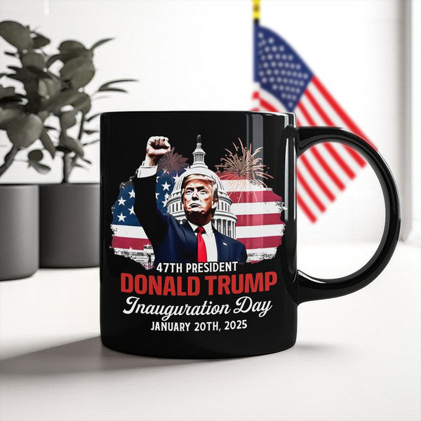 47th President Donald Trump Mug Inauguration Day Trump 47 Mug Gifts For Patriots