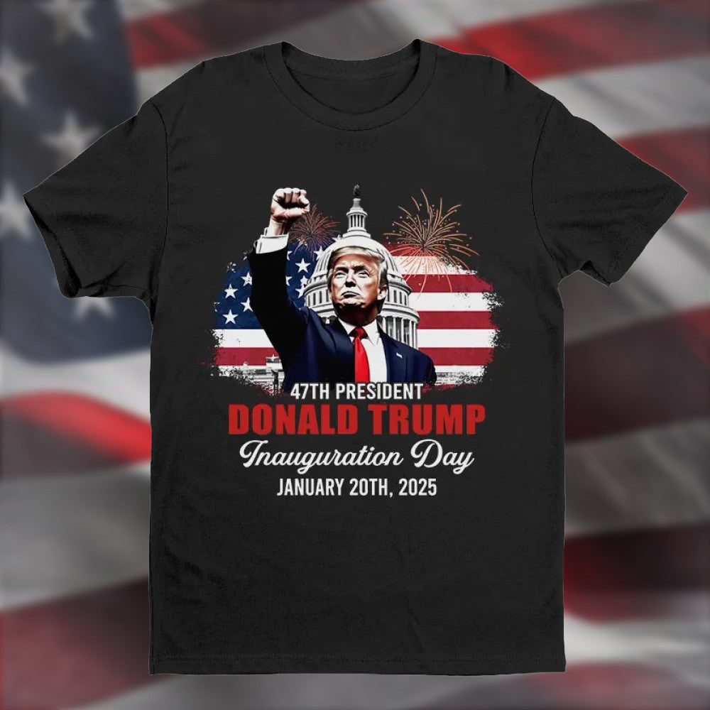 47Th President Of The United States Donald Trump Shirt Trump Won Make America Great Again Merch
